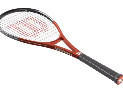 Squash racket collection  Low-poly 3D model