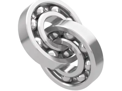 Metal Ball Bearing 3D model