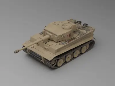 Panzerkampfwagen VI Tiger 131 3D model