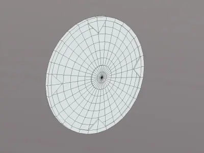 Shield with ornaments Low-poly 3D model