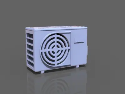 Air conditioning type A 3D print model