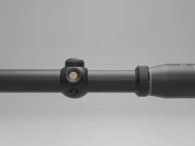 TAC 30 Riflescope 3D Model ---Low Poly --- Low-poly 3D model