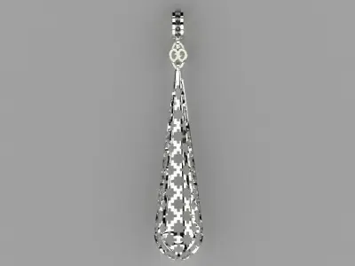 2 part woman pendants N00008 3D print model