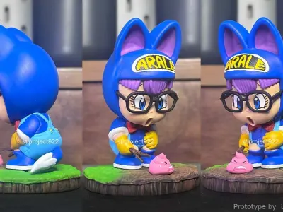 Arale Free 3D print model