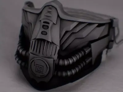 metal mask 4 3D print model