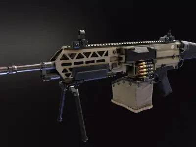 FN Evolys Low-poly 3D model