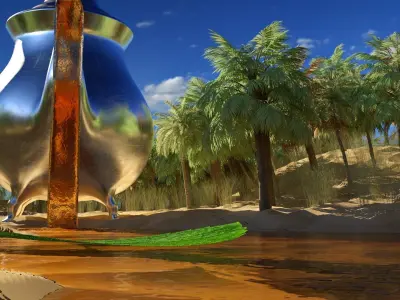 tea river 3D model