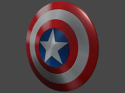 Captain America Shield 3D model purchase