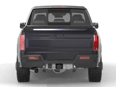 Generic Pickup Truck 04 3D model