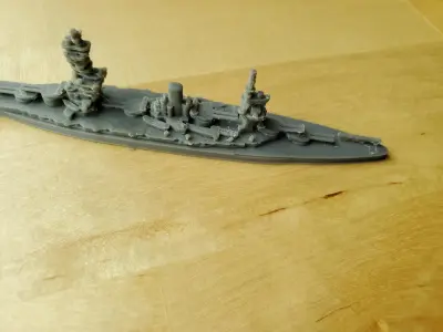 Japanese Fuso Class Battleship 3D print model