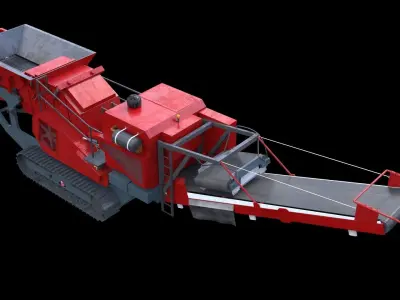 Mining equipment 3D model purchase