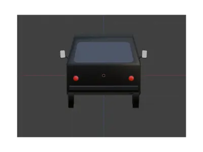 Volkswagen T3 Low-poly 3D model