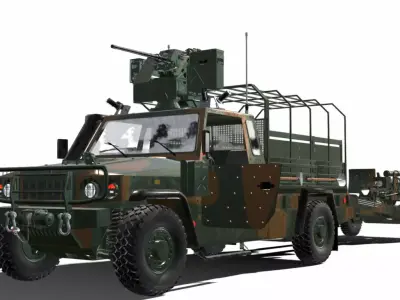 agrale marrua 4x4 Low-poly 3D model