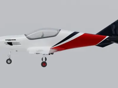 Airplane Pelegrin Tarragon 3D model