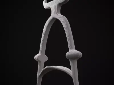 Anglo Scandinavian Stirrup 3D Print 3D print model