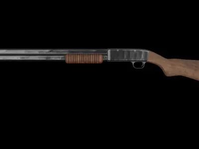 shotgun 3D model 6