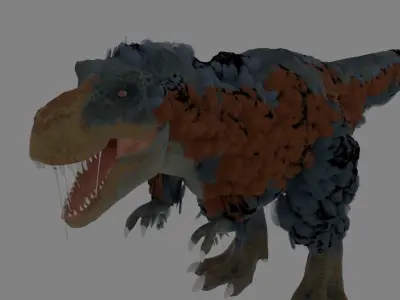 T Rex Free low-poly 3D model