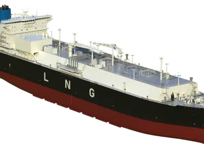LNG Tanker 3D model purchase