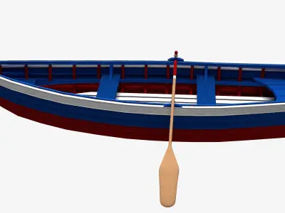 Boat Skiff 3D model purchase