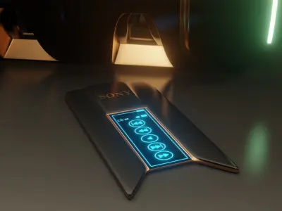 Sony Bluetooth Speaker 3D model Free 3D model