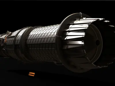 Jet Engine Concept 3D model