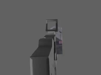 Sci fi Gun Free low-poly 3D model purchase