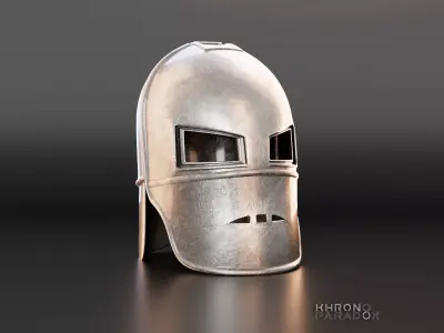 Mk 1 Helmet Low-poly 3D model