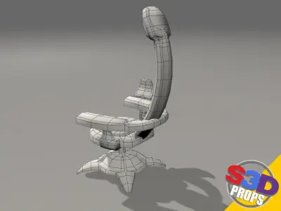 scifi chair2 3D model