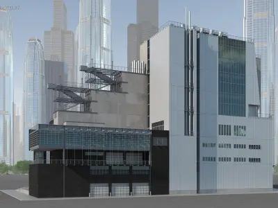 Whitney Museum of American Art 3D model