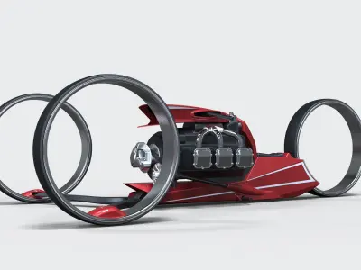 Trike concept 2 3D model