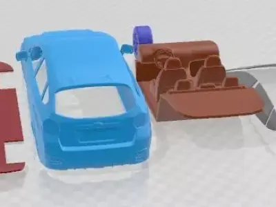 Subaru Impreza XV Crosstrek 2013 Printable Car  3D print model