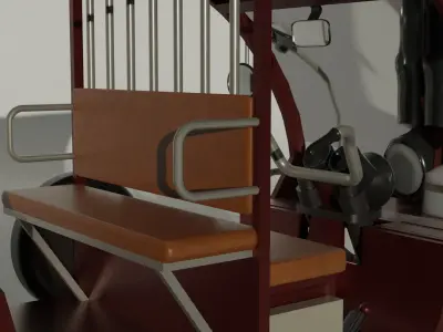Auto Rickshaw 3D model get