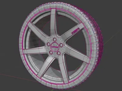 Rims lorenzo forged 3D model