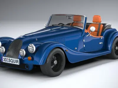 Morgan Plus Four 2021 3D model purchase
