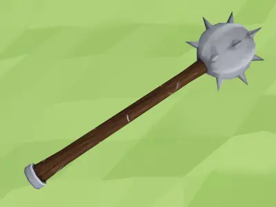 Low Poly Medieval Weapons Pack Low-poly 3D model purchase