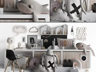 Chidren Set 1 3D model 3D model