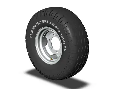 Tire 115x80x153  wheel 900x153 Free 3D model