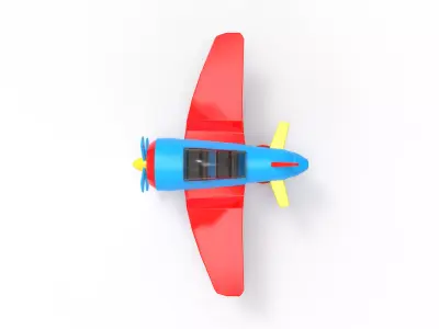 Cartoon Jetster 3D model