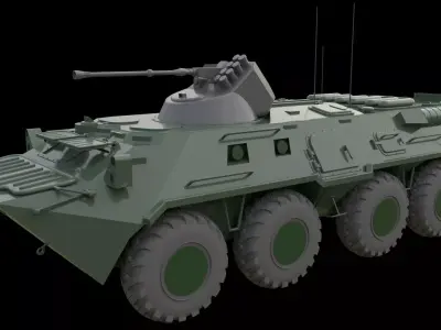BTR-80 3D model purchase
