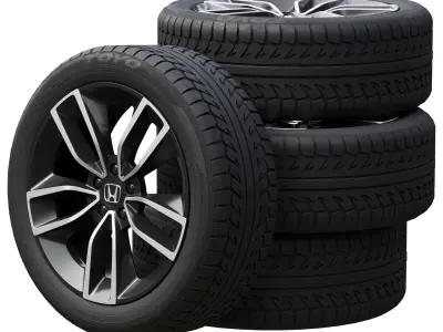 Honda wheels 3D model