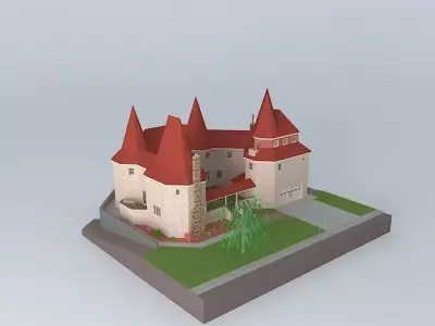 Old Castle Free 3D model buy