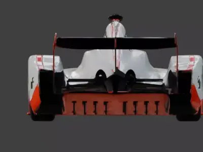 Formula Precision Race Car 3D Model V01 Low-poly 3D model