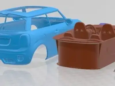 Mini John Cooper Works 2015 Printable Car  3D print model