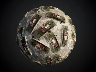 200 Military War Seamless PBR Textures Texture