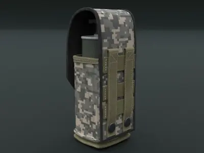 Army pouch Free 3D model