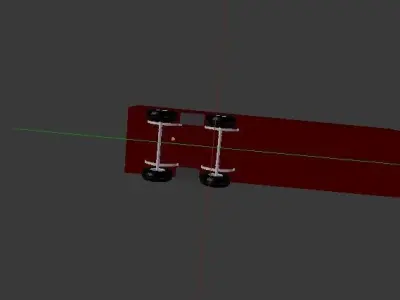 Custom Box Semi Trailer Free 3D model
