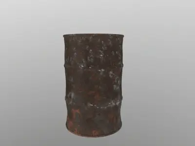Barrel HQ Game Ready Low-poly 3D model