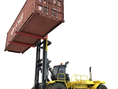 Forklift Heavy Load 3D model