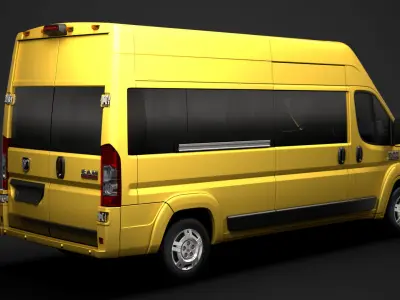 Ram Promaster Window Van 3500 H3 159WB 2020 3D model