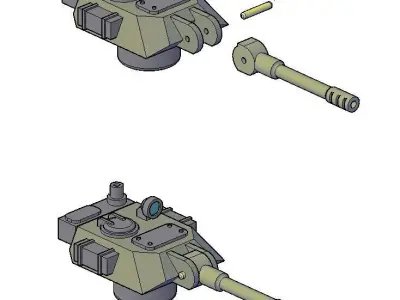 SCI-FI TANK 3D print model